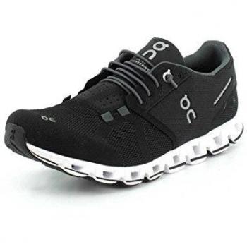 Cloud Black White Men's Mesh Low-Top Athletic Shoes