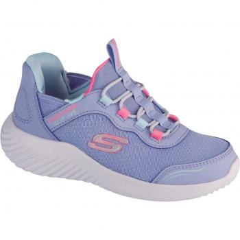 Zapatillas Niña Skechers Slip-Ins Lavanda - Fáciles de Poner y Confortables