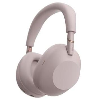 Auriculares Inalámbricos Sony WH-1000XM6, Cancelación de Ruido Activa, 30h Autonomía, Plegables, Rosa Suave