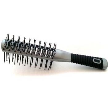 Cepillo Profesional de Peinado Doble con Ventilación Plateado Efalock