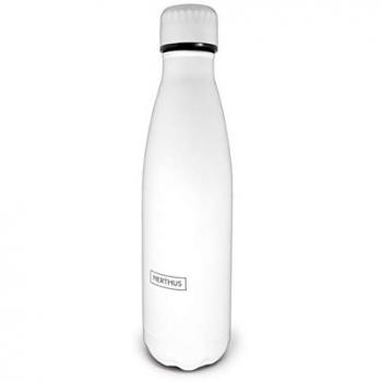 Termo Doble Pared Vintage de Acero Inoxidable Blanco 500 ml Libre de BPA