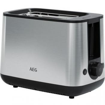 Tostadora AEG Deli 3 T3-1-3ST Acero Inoxidable Rápido Tostado