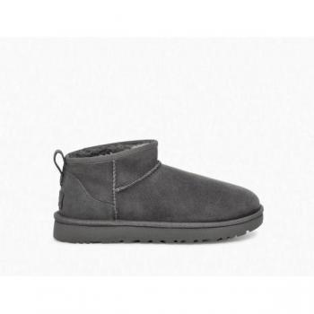 UGG Ultra Mini II Women's Sheepskin Classic Boots in Grey, Size 8