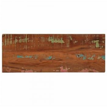 Tablero mesa rectangular madera maciza reciclada 90x40x2,5 cm