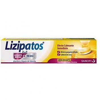 Lizipatos 2-in-1 Alum and Icelandic Lichen Cough Lozenges - 18 Tablets
