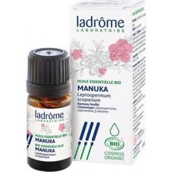 Aceite Esencial de Manuka 5ml - Ladrome, 100% puro y natural, obtenido por destilación al vapor de las hojas del árbol de Manuka, propiedades antisépticas, antiinflamatorias y calmantes