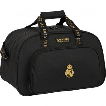 Bolsa Deporte Real Madrid Safta Negra 168267 - Gran Capacidad y Resistencia