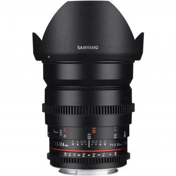 Samyang F1312801101 - Objetivo para vídeo VDSLR para Canon EF