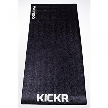 Wahoo KICKR Trainning Mat, color negro, 91.4 x 198.1 cm