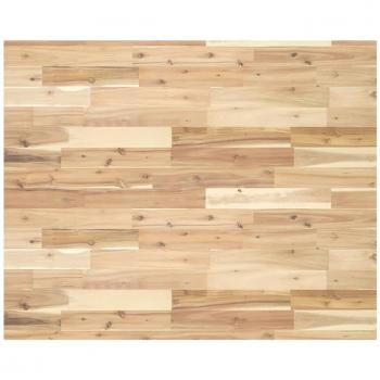 Tablero Escritorio Madera Maciza Acacia Sin Tratar 100x80x4 cm Marrón