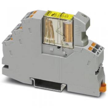 Phoenix Contact RIF-1-RPT-LDP-24DC/2X21/FG Relay Module - Nominal voltage: 24 V DC, Switching current (max.): 6 A, 2 change-overs, pre-assembled with