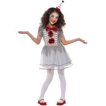 Girl's Vintage Clown Costume