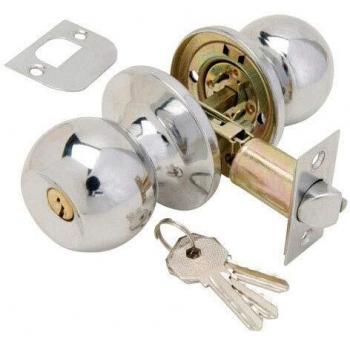 Wolfpack 3030515 Pomo Puerta Wolfpack Con Llave Cromado