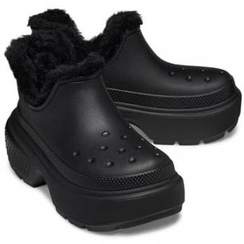 Crocs Stomp Lined Shorty Boots - Black - Unisex, Size 7-11 US