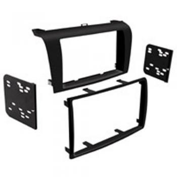 Autoleads DFP-26-01 - Ranura Doble DIN, Color Negro