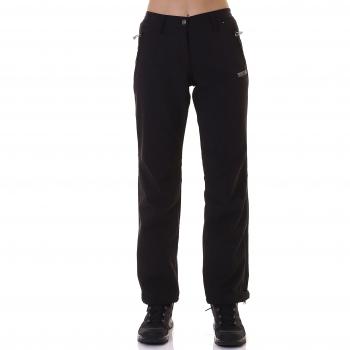 Regatta Women's Geo II Softshell Walking Trousers, Black, Size: 18 R - Water Repellent, Breathable, Waterproof, Windproof, Stretch Fabric