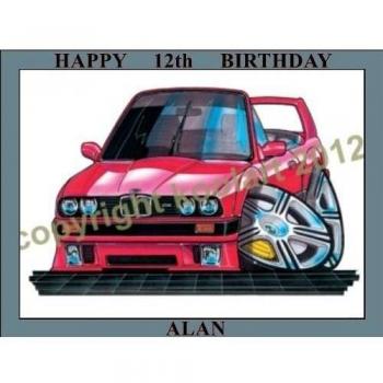 49 - BMW M3 E30 CANVERTIBLE rojo KOOLART