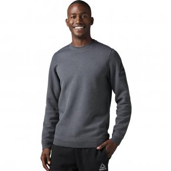 Reebok Qc Crew Swea Sudadera, Hombre, Negro