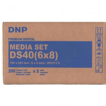 Papel Fotográfico DNP DS40 15x20 cm - 2 Rollos de 200 Impresiones
