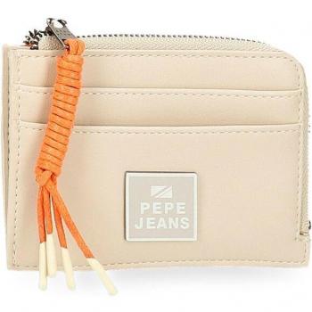 Monedero Pepe Jeans Bea con tarjetero beige