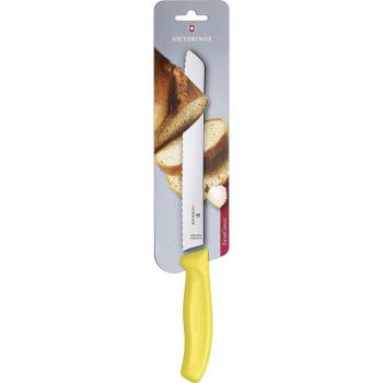 Cuchillo de Pan Victorinox Swiss Classic Amarillo 21 cm con Hoja Serrada