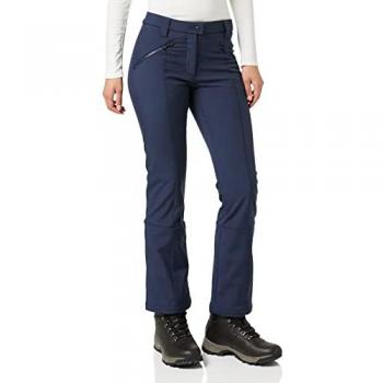 CMP Women's Ski Pants with Inner Gaiter - Black/Blue