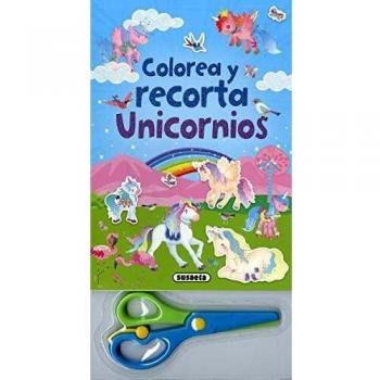 Colorea y recorta Unicornios