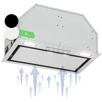 Campana Extractora Empotrada Klarstein Camila 52 cm 397 m³/h LED Touch Acero Inoxidable