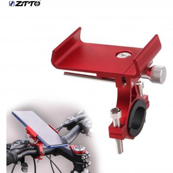 Bicicleta eléctrica ZTTO de aluminio con soporte negro para teléfono móvil