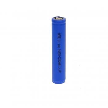 2 x Oege litio batería Li-ion baterías 14650 3, 7V 1200mAh plano PCB protegido contra