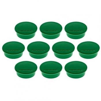 Imán Premium Discofix Color Verde Ø 40 mm - Pack de 10 unidades