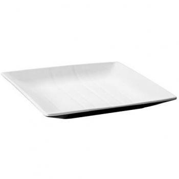 Lacor - 63162 - Fuente Cuadrada Fuji De Melamina 27,5x27,5x3cm - Blanco