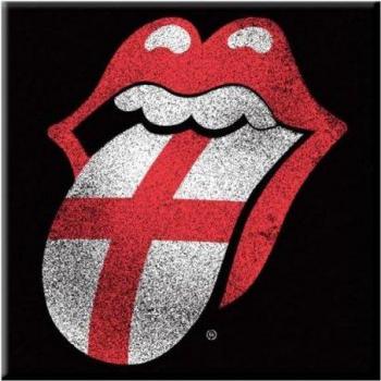 Imán para nevera The Rolling Stones con lengua inglesa One Size negro/rojo