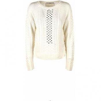 GUESS Maglia Donna S Bianco W84r45 Z26y0 Autunno Inverno 2018/19