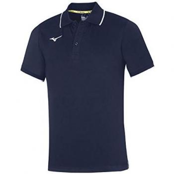 Mizuno Children's Short Sleeve Polo Shirt - Unisex, Blue, Age 14