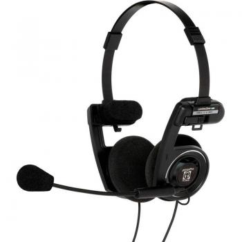 KOSS Porta Pro Comm Auriculares con Micrófono Negros