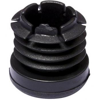 Brinox B75435N Contera Interior Redonda, Negro, Diámetro 20 mm, Set de 50 Piezas