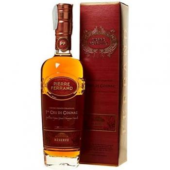 Cognac Pierre Ferrand Réserve 1er Cru 42,3% 0,7L en caja regalo