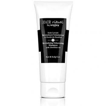 Hair Rituel by Sisley does not seem to offer a single product that combines all the features of both a revitalizing volumizing shampoo and a soothing anti-dandruff shampoo. The products you've mentioned appear to be separate, each with its