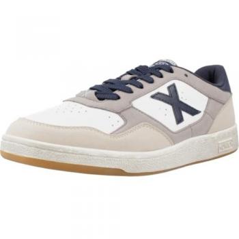 Zapatillas Munich Arrow 4011069 Caballero Blanco, Unisex Adulto, Gris, Blanco y Azul Marino, Talla 40 EU