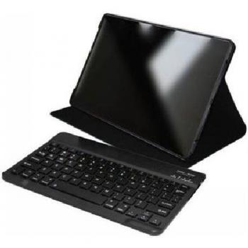 SilverHT Funda Wave Negra con Teclado Bluetooth para Lenovo M10.6 HD Plus 3rd Gen