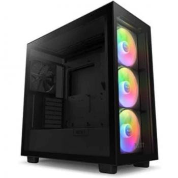 NZXT H7 Elite Midi Tower Negro con Iluminación RGB y Panel Lateral de Cristal Templado