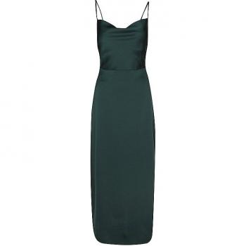 Vestido de Noche Largo sin Mangas VIRAVENNA Verde Oscuro 42