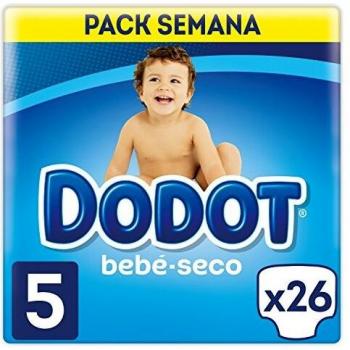 Dodot Bebé-Seco Pañales con Canales de Aire Talla 5, 11 a 16 kg - 26 Pañales