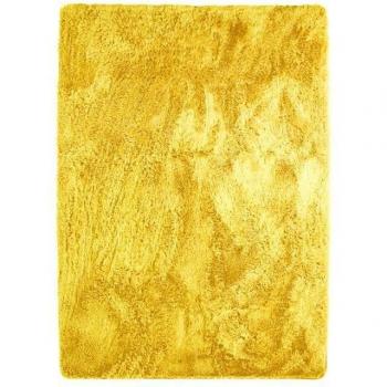 Alfombra Shaggy Lavable Neo Yoga - Amarillo Extra Suave de Pelo Largo 120 x 170 cm