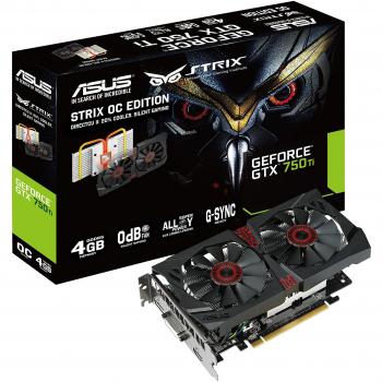 ASUS STRIX-GTX750TI-DC2OC-4GD5 - Tarjeta gráfica de 4 GB GDDR5