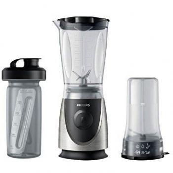 Philips Daily Collection HR2876/01 Batidora de vaso 0.6L 350W Negro, Plata - Licuadora