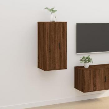 Mueble para TV de pared vidaXL roble marrón 40x34,5x80 cm