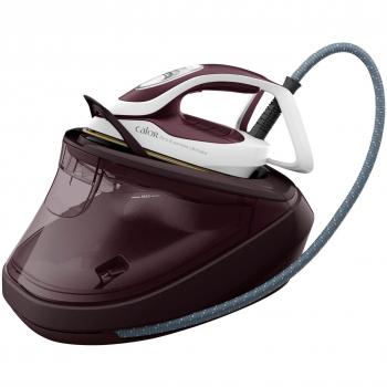Central de Planchado Calor Pro Express Ultimate II 3000W, 7.9 Bares, 170 g/min, Autonomía Ilimitada, Burdeos
