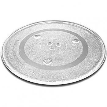 Plato giratorio de vidrio universal para microondas 31.5cm compatible con Bosch, Siemens, AEG, Severin, Panasonic, Samsung y Clatronic